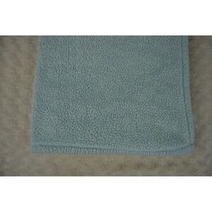 Adirondack Baby Light Aqua Blue Sherpa Baby Blanket Security Lovey